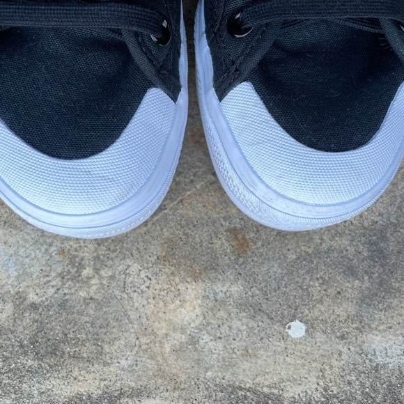 Adidas Nizza Platform Mid, black w/ white stripes - Picture 7 of 12